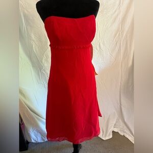 Alfred Angelo strapless dress, bridesmaid, cocktail, formal, evening, party prom